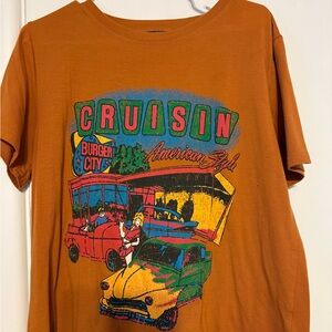 SHEIN Bright Orange T-Shirt